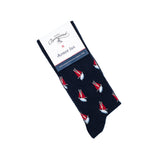 Les voiliers Armor-lux x Maison Broussaud - chaussettes homme - coton marine
