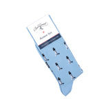 Les phares Armor-lux x Maison Broussaud - chaussettes homme - coton ciel