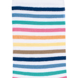 Les rayures-multico Armor-lux x Maison Broussaud - chaussettes femme - coton blanc