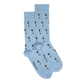 Les phares Armor-lux x Maison Broussaud - chaussettes homme - coton ciel