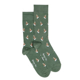Les voiliers Armor-lux x Maison Broussaud - chaussettes homme - coton kaki