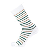 Les rayures-multico Armor-lux x Maison Broussaud - chaussettes homme - coton blanc vert