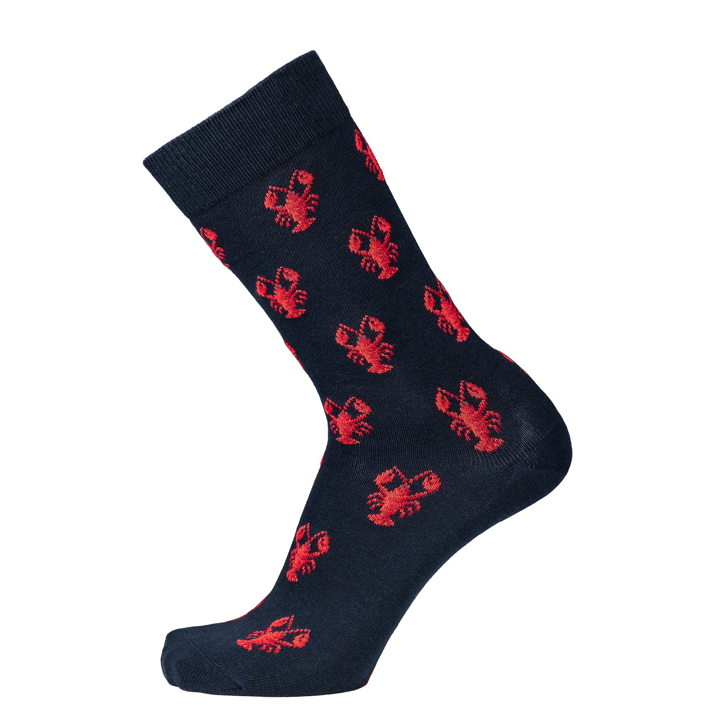 Armor-lux x Maison Broussaud lobster socks - men's socks - navy cotton