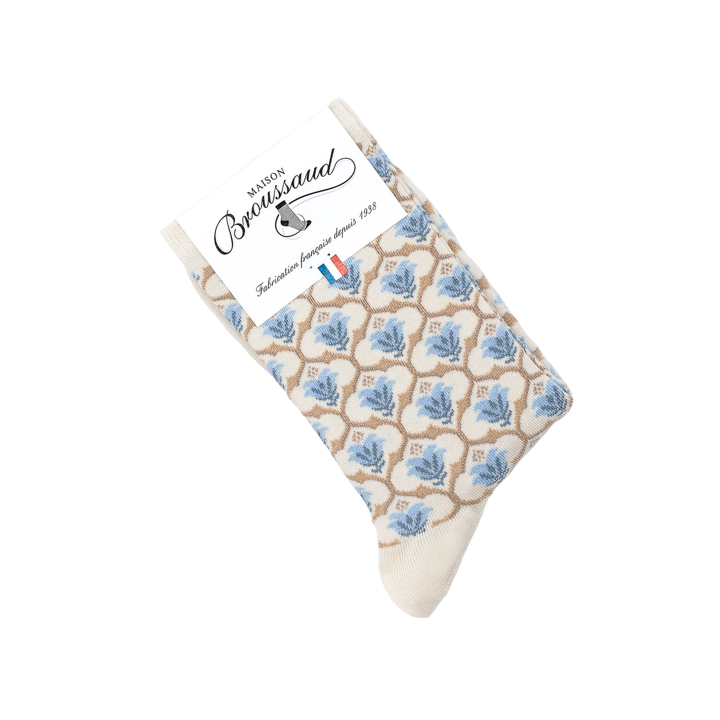 The Tapestry – Women’s Socks – Ecru Cotton