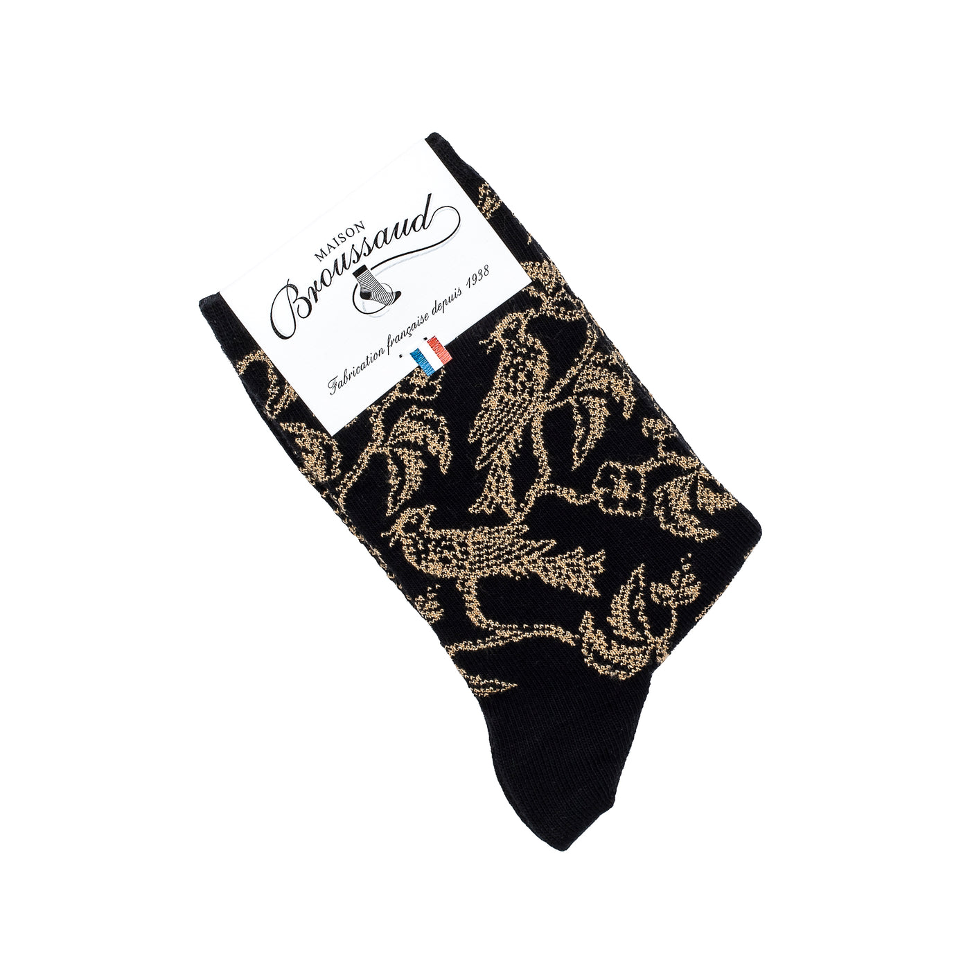 The Birds – Women’s Socks – Black Cotton