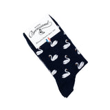 The Swans – Women’s Socks – Navy Cotton