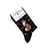 The Vixen – Women’s Socks – Black Cotton