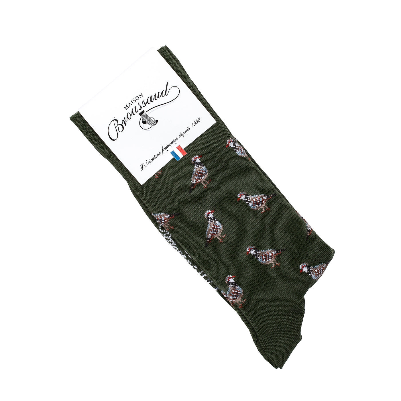 The Partridges – Men’s Socks – Khaki Cotton