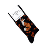 Fox – Men’s Socks – Black Cotton