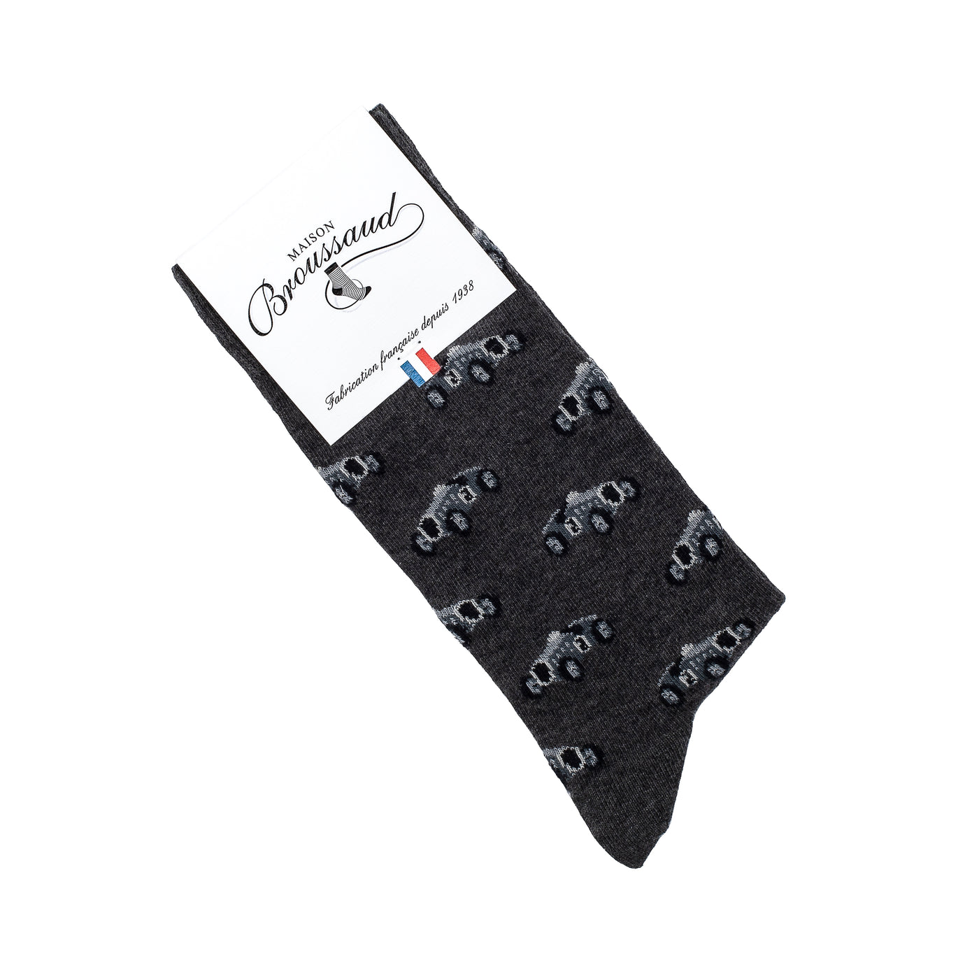The Cars – Men’s Socks – Anthracite Cotton
