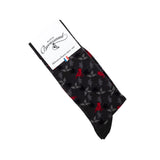 The Foliage – Men’s Socks – Anthracite Cotton