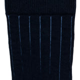 "Fausses-côtes" – Men’s Socks – Navy Cotton