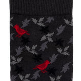 The Foliage – Men’s Socks – Anthracite Cotton