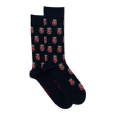 Coat of Arms – Men’s Socks – Navy Cotton