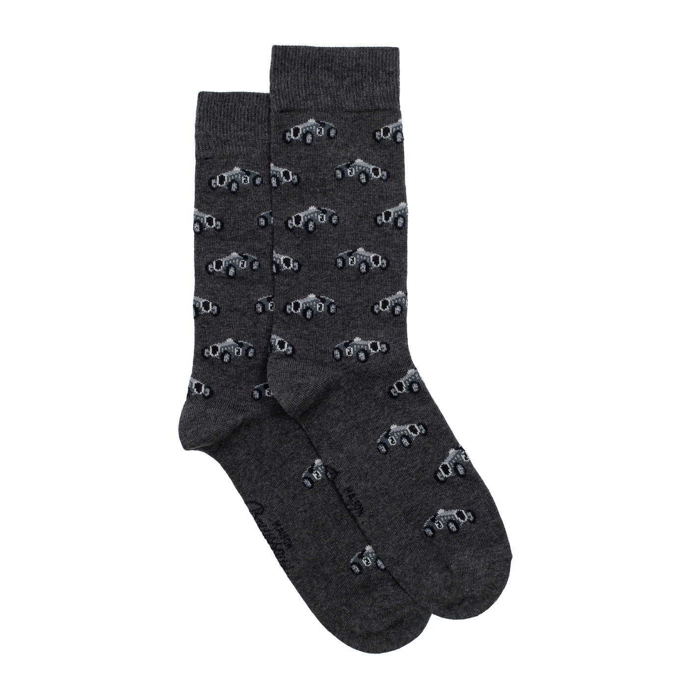 The Cars – Men’s Socks – Anthracite Cotton