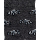 The Cars – Men’s Socks – Anthracite Cotton