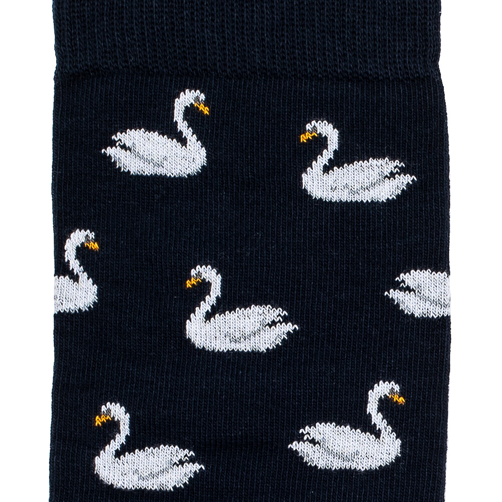The Swans – Men’s Socks – Navy Cotton