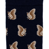 The Squirrels – Men’s Socks – Navy Merino Wool