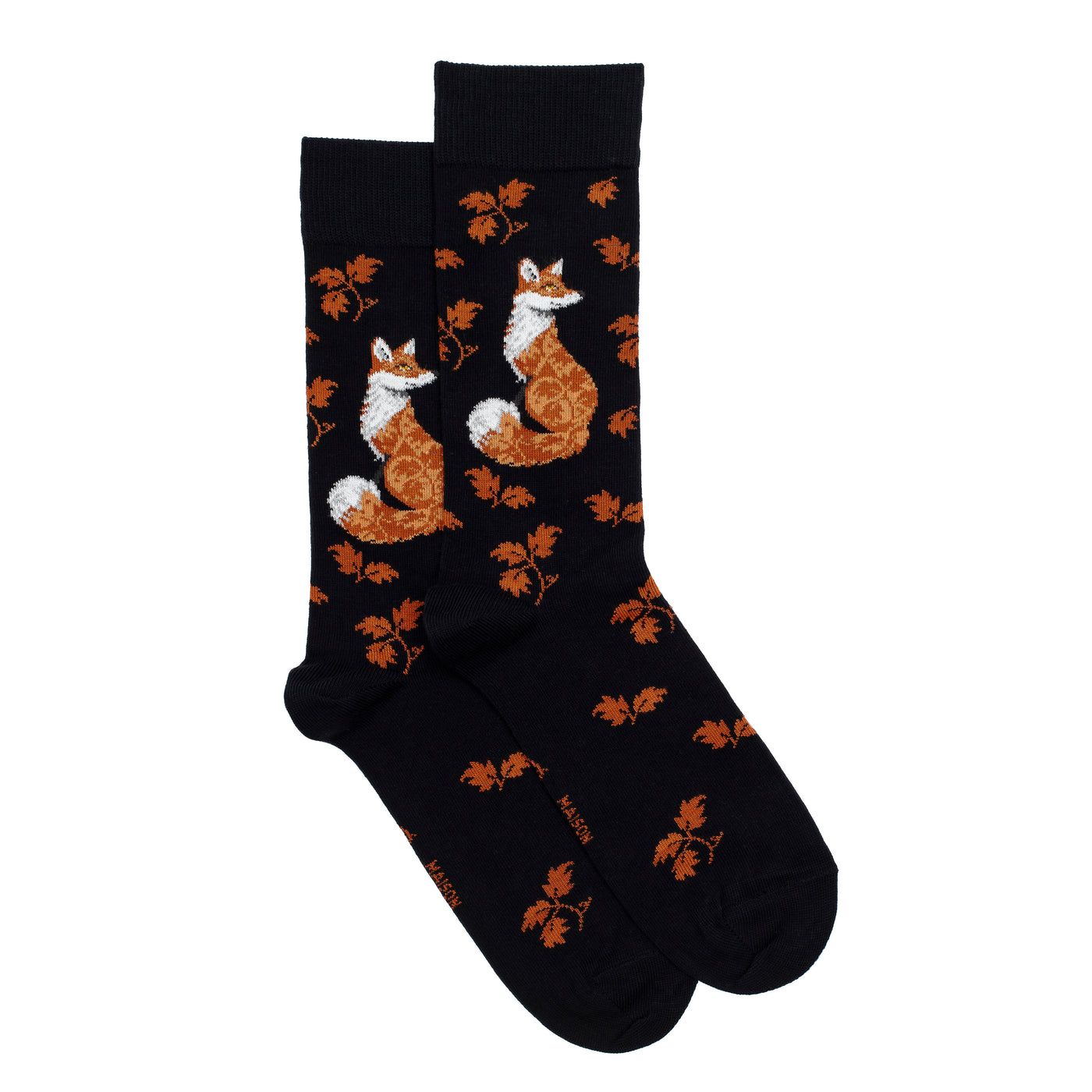Fox – Men’s Socks – Black Cotton
