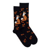 Fox – Men’s Socks – Black Cotton