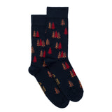 The Firs – Men’s Socks – Navy Cotton