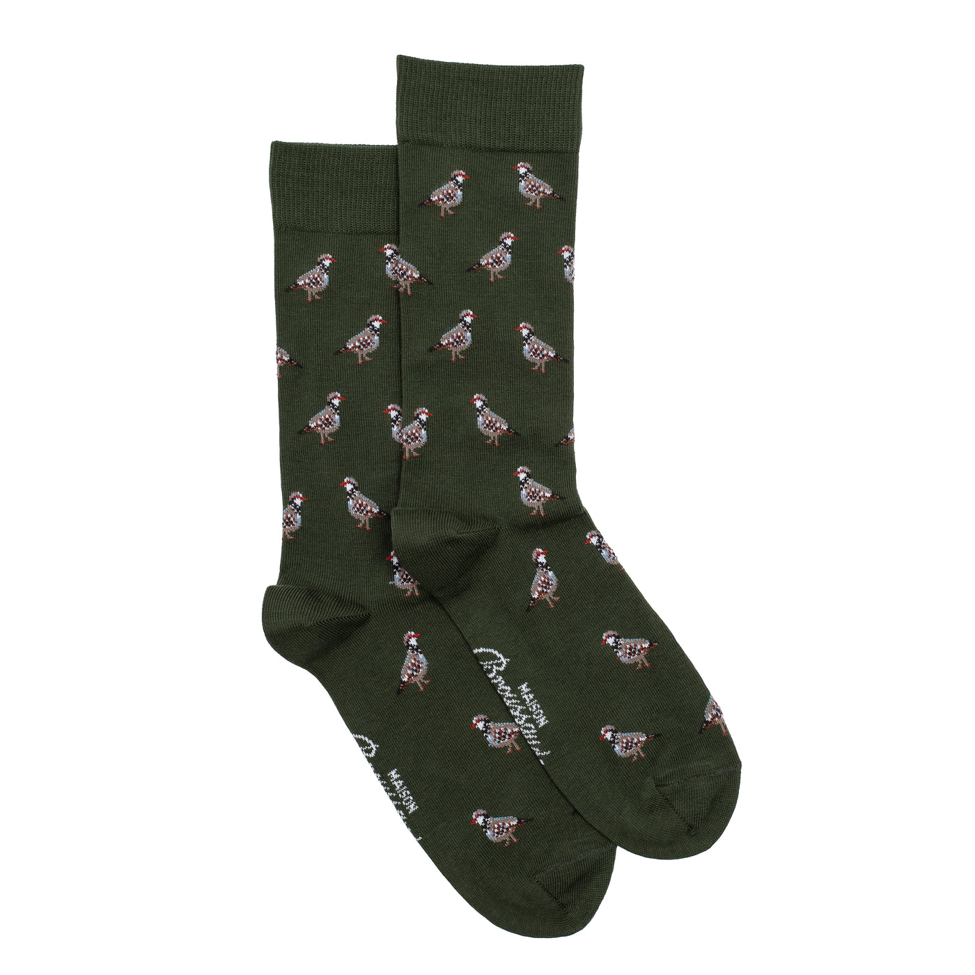 The Partridges – Men’s Socks – Khaki Cotton
