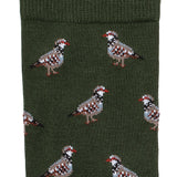 The Partridges – Men’s Socks – Khaki Cotton