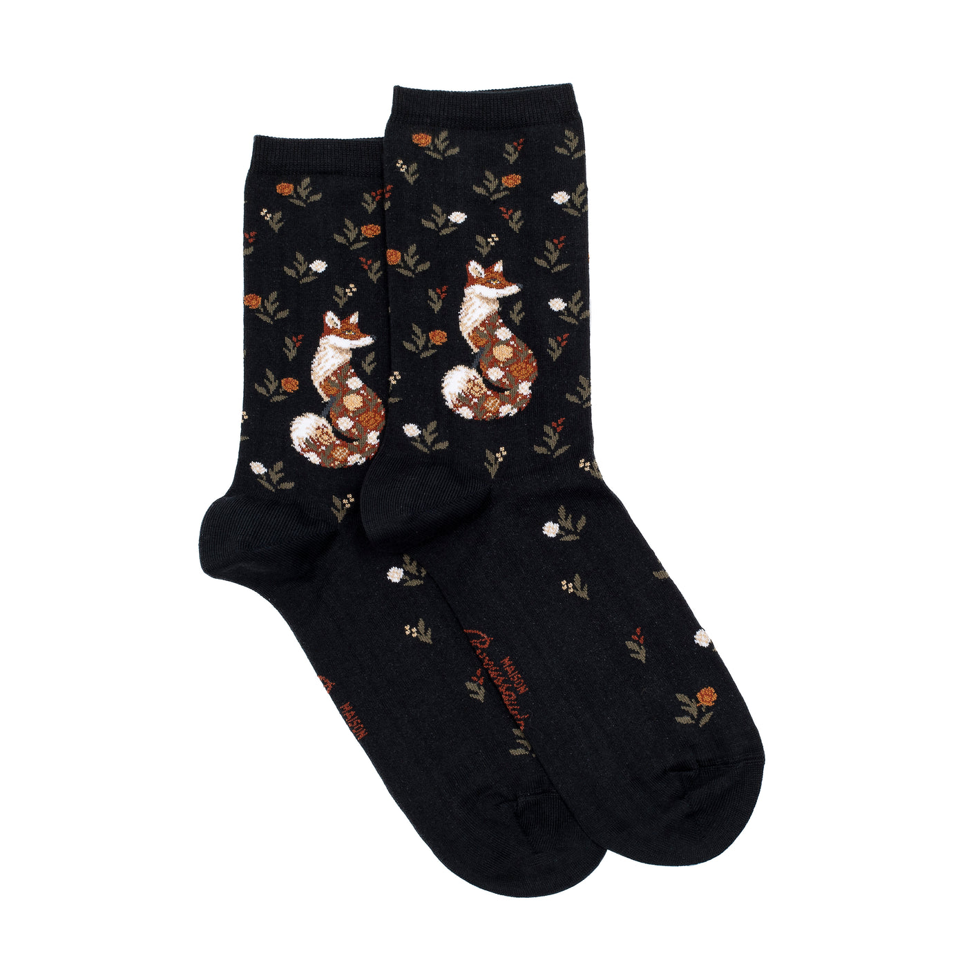 The Vixen – Women’s Socks – Black Cotton