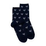 The Hens – Women’s Socks – Navy Cotton