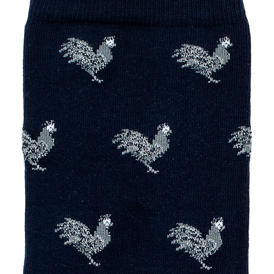 The Hens – Women’s Socks – Navy Cotton