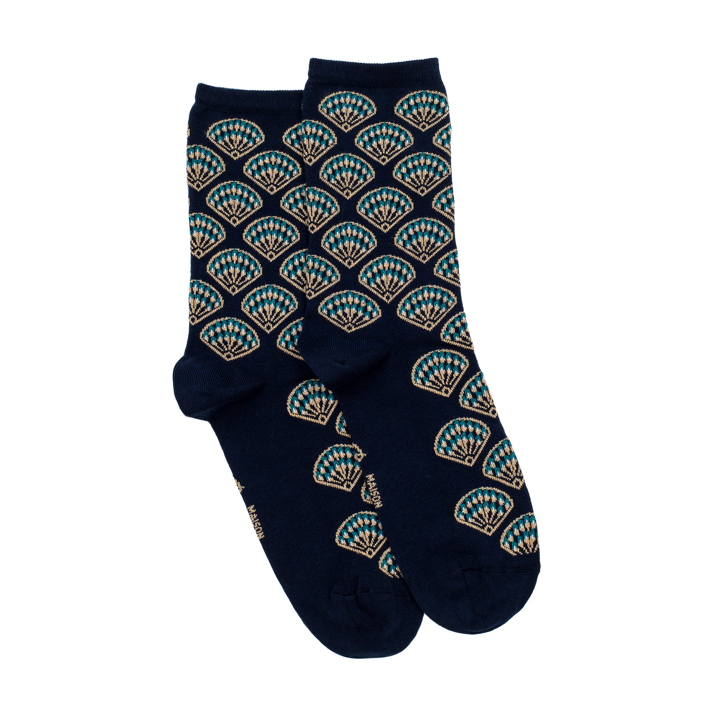 The Feathers – Women’s Socks – Navy Cotton