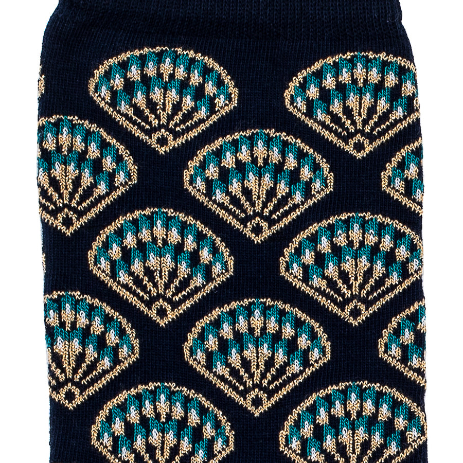 The Feathers – Women’s Socks – Navy Cotton
