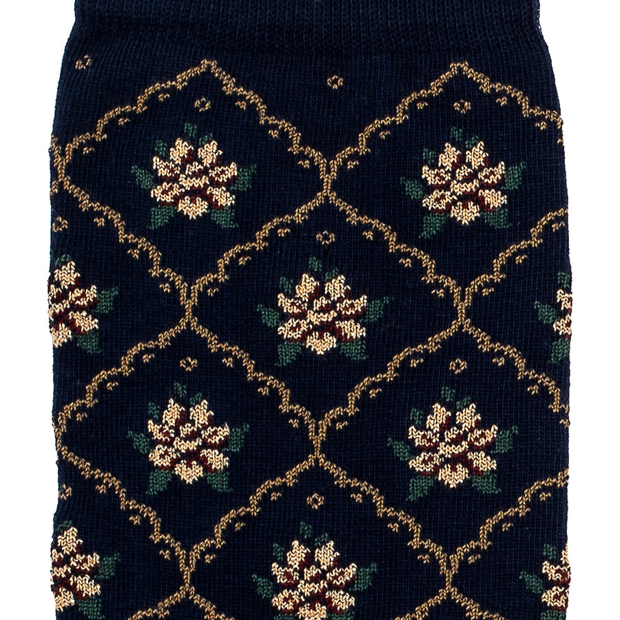 The Boreal – Women’s Socks – Navy Cotton