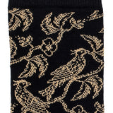 The Birds – Women’s Socks – Black Cotton