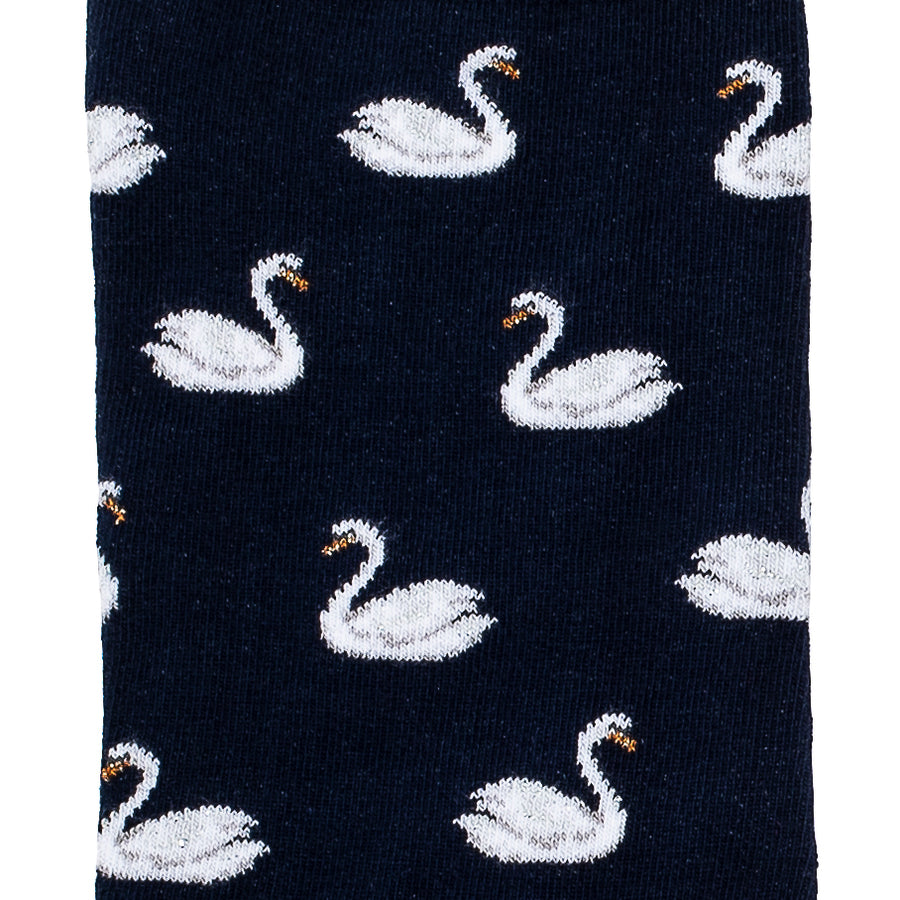 The Swans – Women’s Socks – Navy Cotton