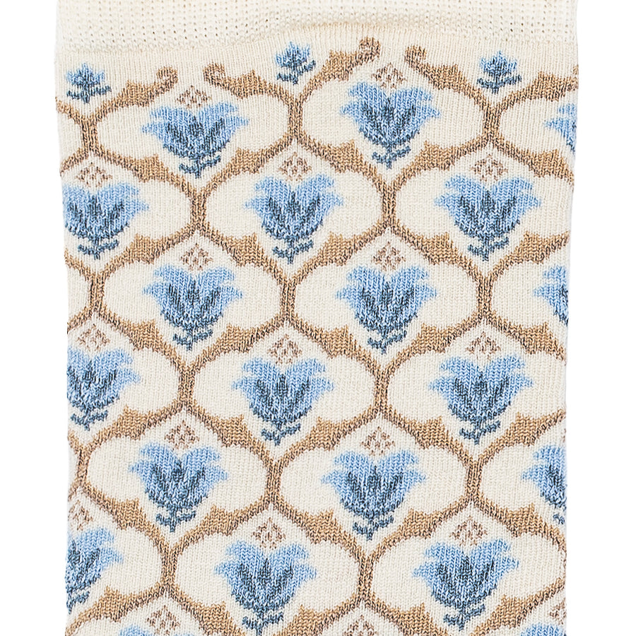 The Tapestry – Women’s Socks – Ecru Cotton