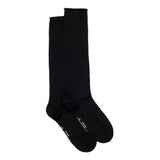 The Rolled-Edge – Women’s Socks – Black Cotton