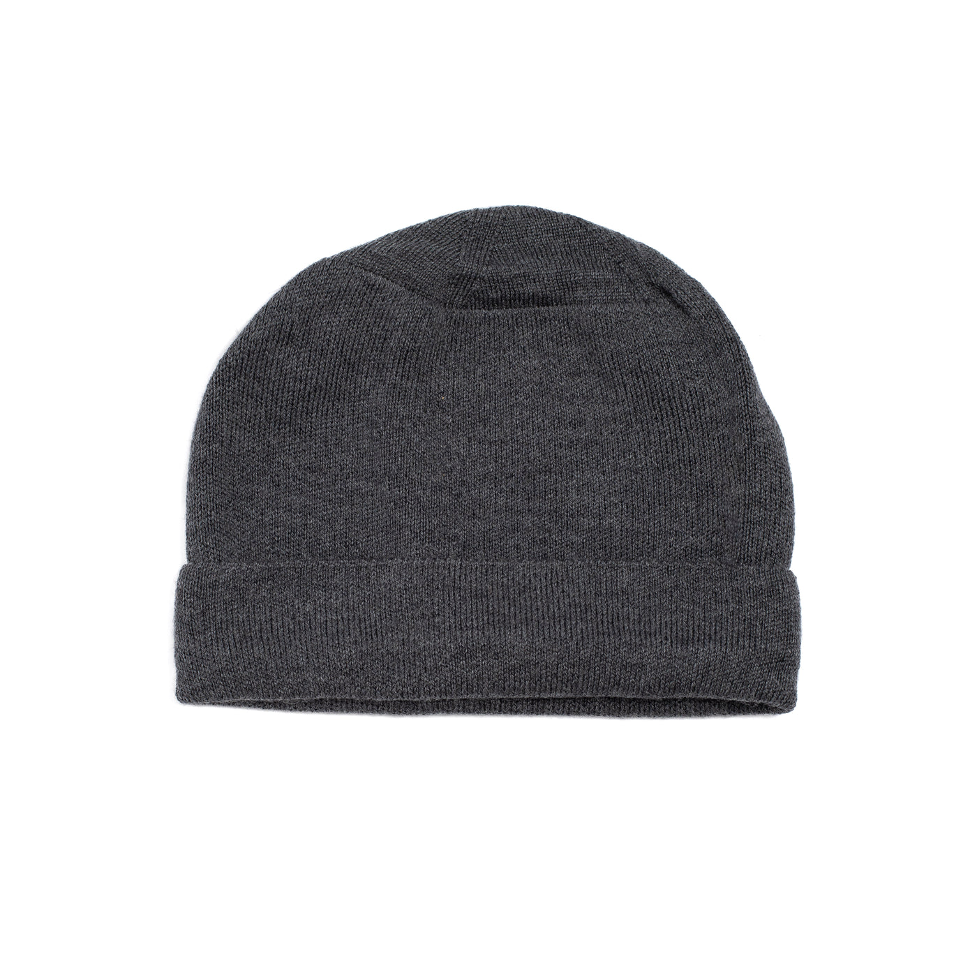 Men's beanie - grey merino wool