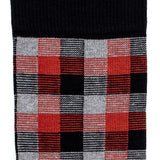 Tartans - men's socks - black cotton
