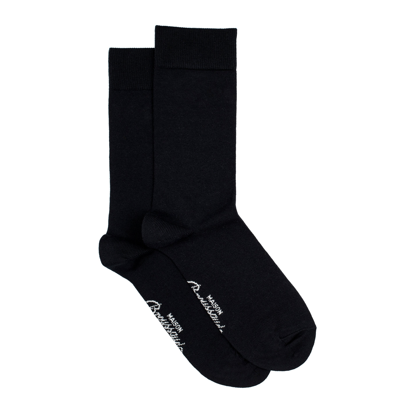 Les Intemporelles - men's socks - navy blue wool