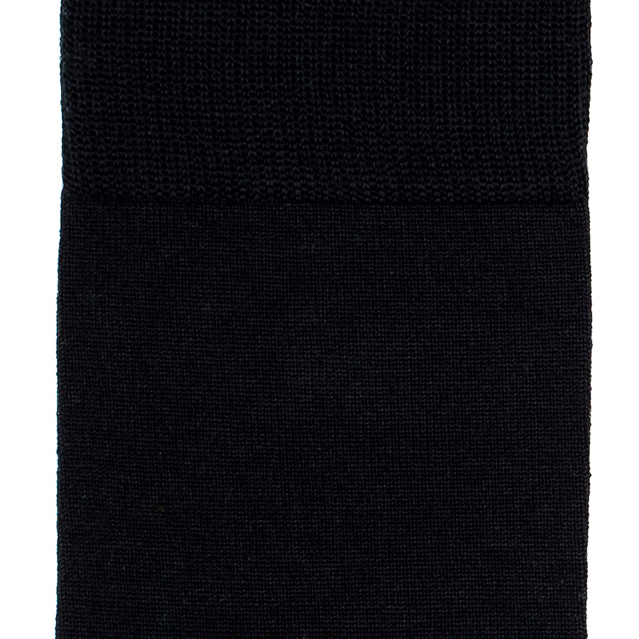 Les Intemporelles - men's socks - navy blue wool