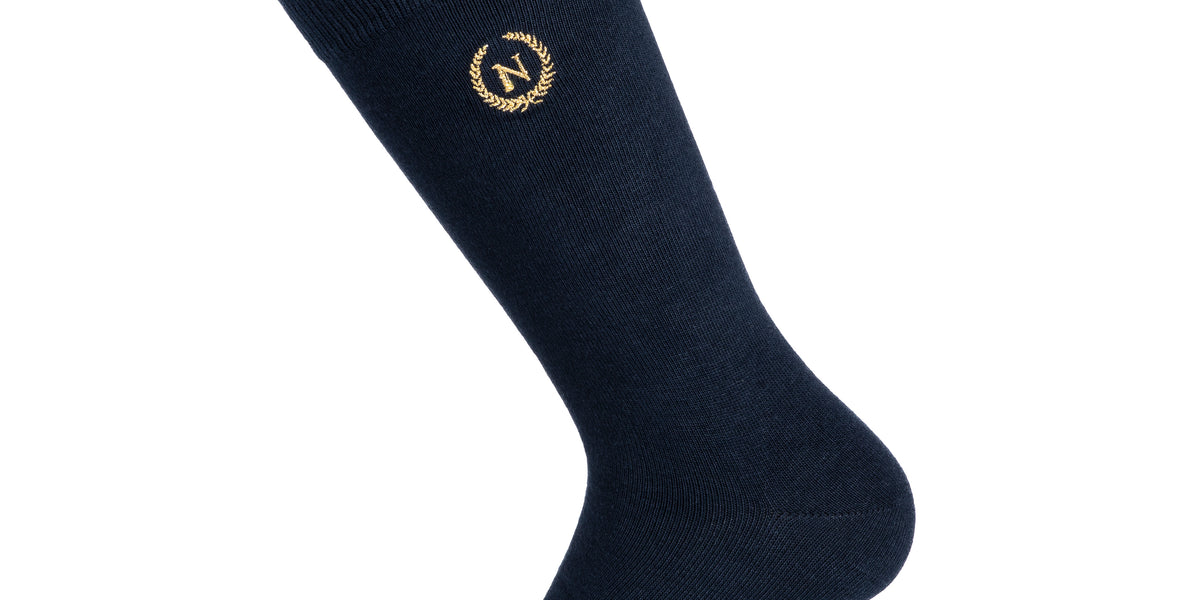 Napoleon Navy Socks - The Emperor • Maison Broussaud