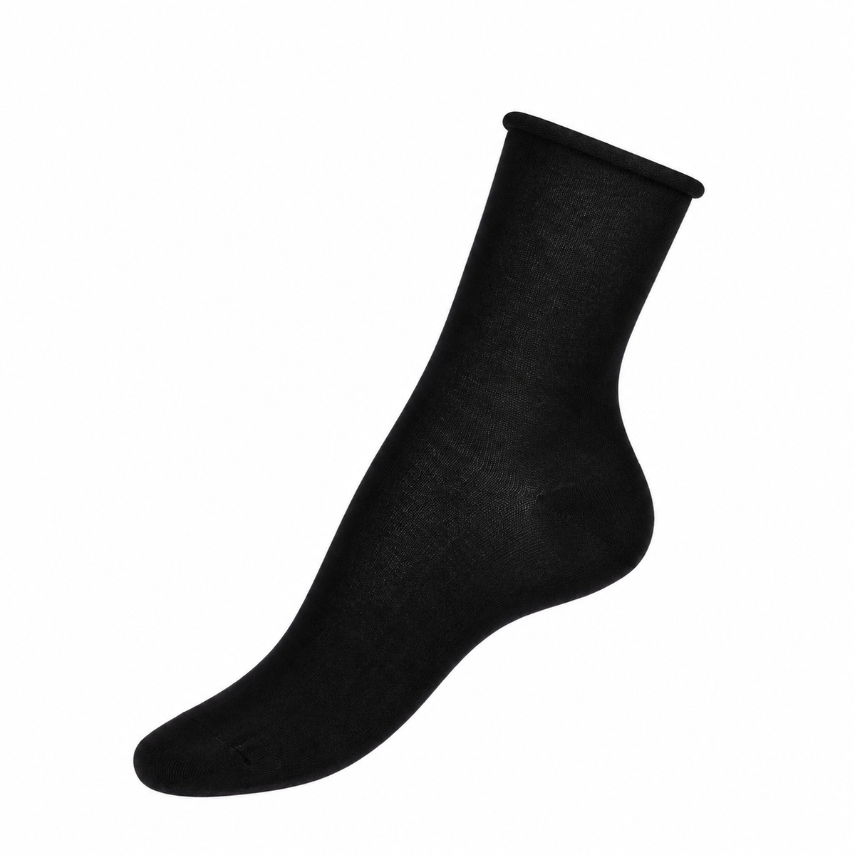 La roulottée - chaussettes femme - coton noir