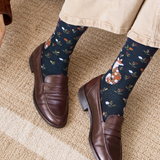 The Vixen – Women’s Socks – Black Cotton