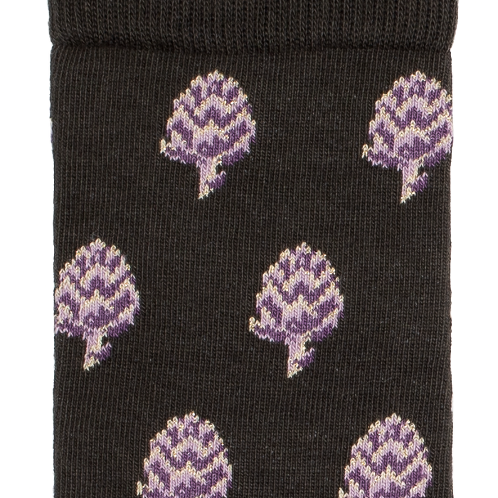 Les Artichauts - chaussettes femme - coton kaki
