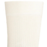 Les côtelées fines - chaussettes homme - coton écru