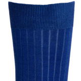 Les fils d'Ecosse - chaussettes homme - coton bleu