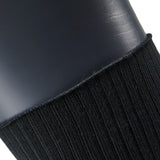 Black non-compressive socks
